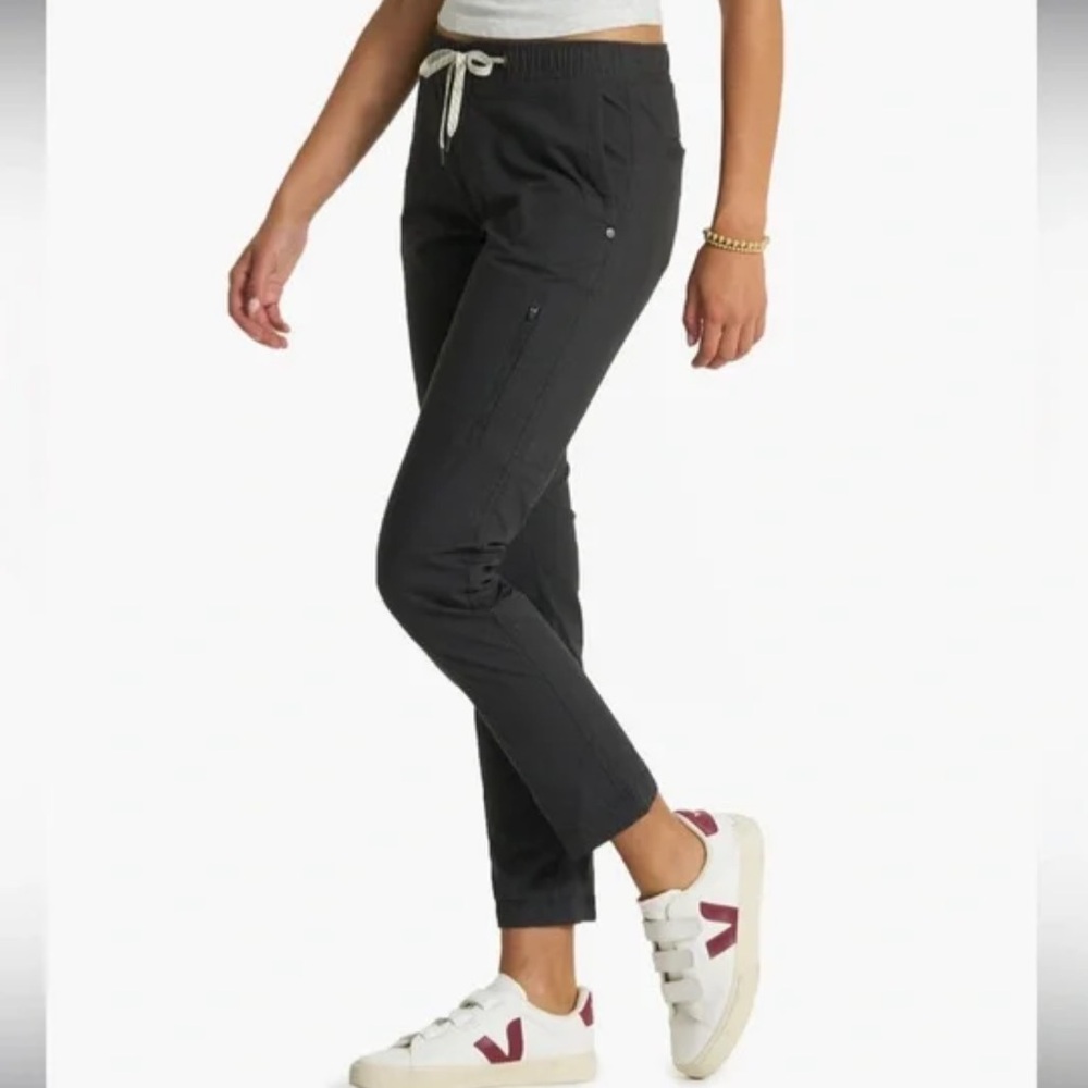 Vuori Ripstop Drawstring Pants Charcoal Gray Climber Outdoor women. Size M